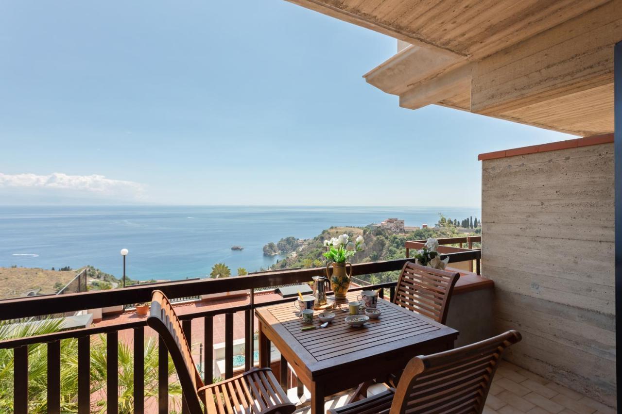 Taormina Panoramic Seaview Apartment ภายนอก รูปภาพ