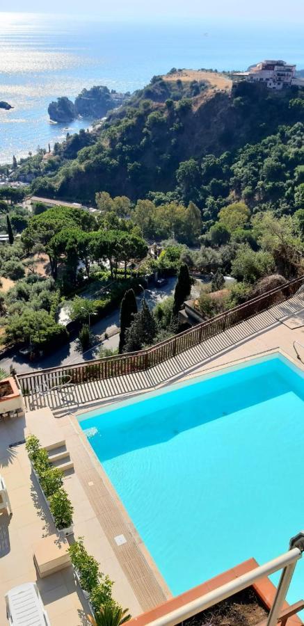 Taormina Panoramic Seaview Apartment ภายนอก รูปภาพ